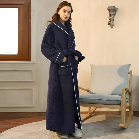 Plush Bathrobe for Men and Women