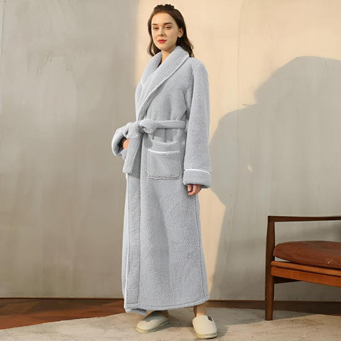 Plush Bathrobe for Men and Women