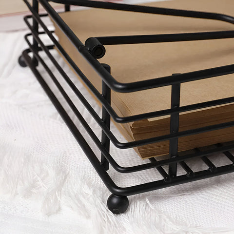 Sleek Iron Napkin Holder 6