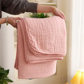 Solid Color Cotton Gauze Quilt 0