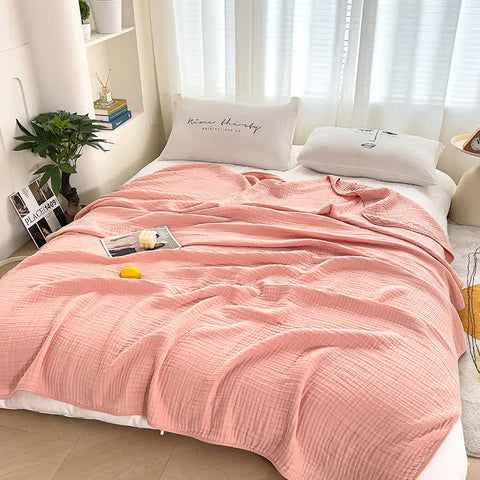 Solid Color Cotton Gauze Quilt 1