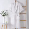 Summer Cotton Half Sleeves Bathrobe 1