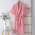 Summer Cotton Half Sleeves Bathrobe 4