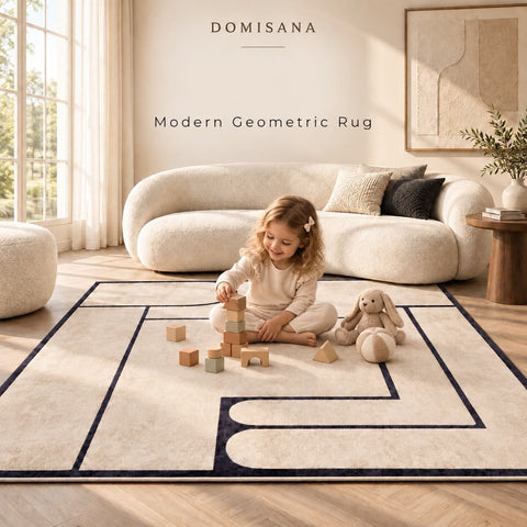 Modern Geometric Living Room Rug
