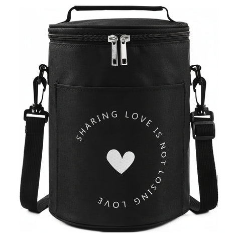 Cylinder Insulated Lunch Bag