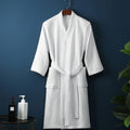 Waffle V-neck Bathrobe 8