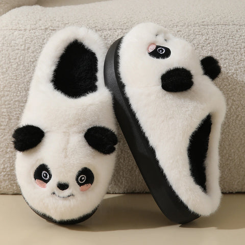 Women's Cozy Panda Plush Slippers
