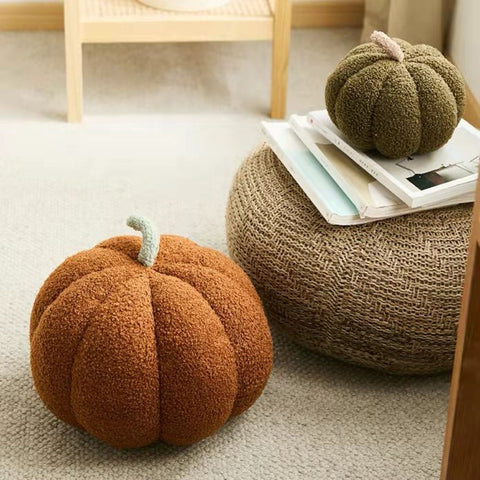 Pumpkin Plush Pillow Fall Halloween Decor