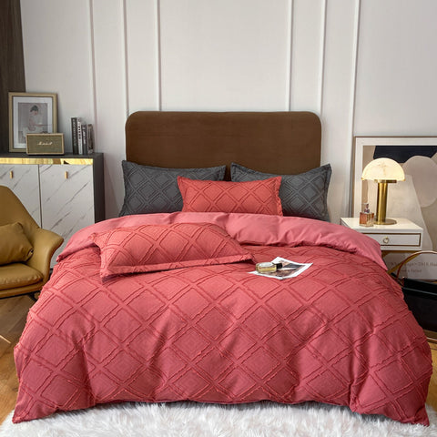 Vintage Tufted Bedding Set - 4PCS