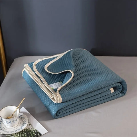 Bentley Blue Ice Silk Summer Quilt