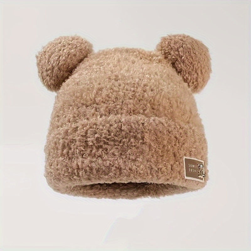 TEDDY PLUSH BEAR BEANIE