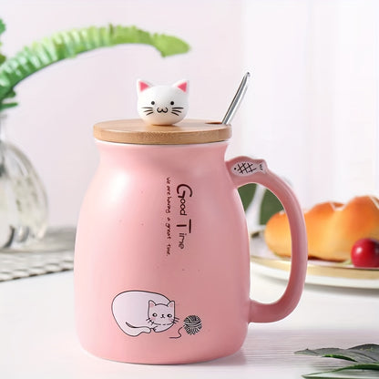 NEKOMORI CERAMIC CAT MUG