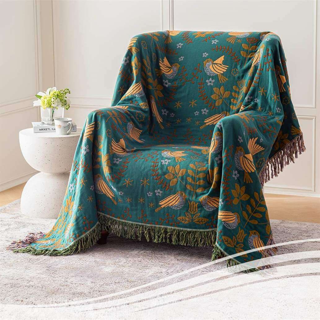 SCANDINEST REVERSIBLE THROW BLANKET