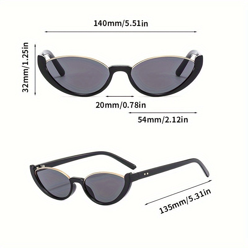 Y2K RETRO CAT-EYE SUNGLASSES