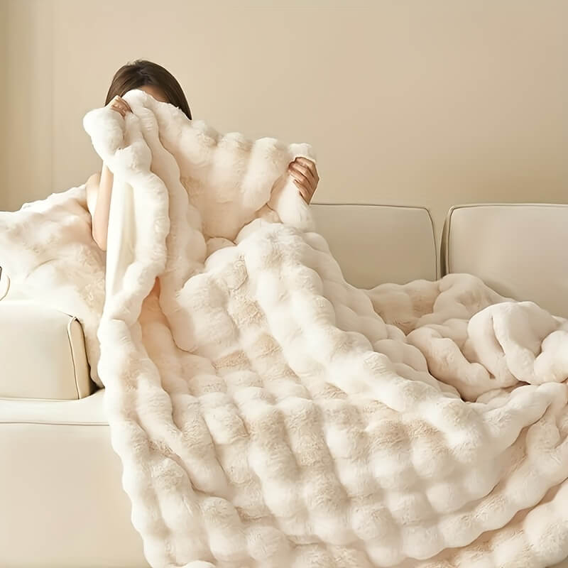 PREMIUM FAUX RABBIT BLANKET