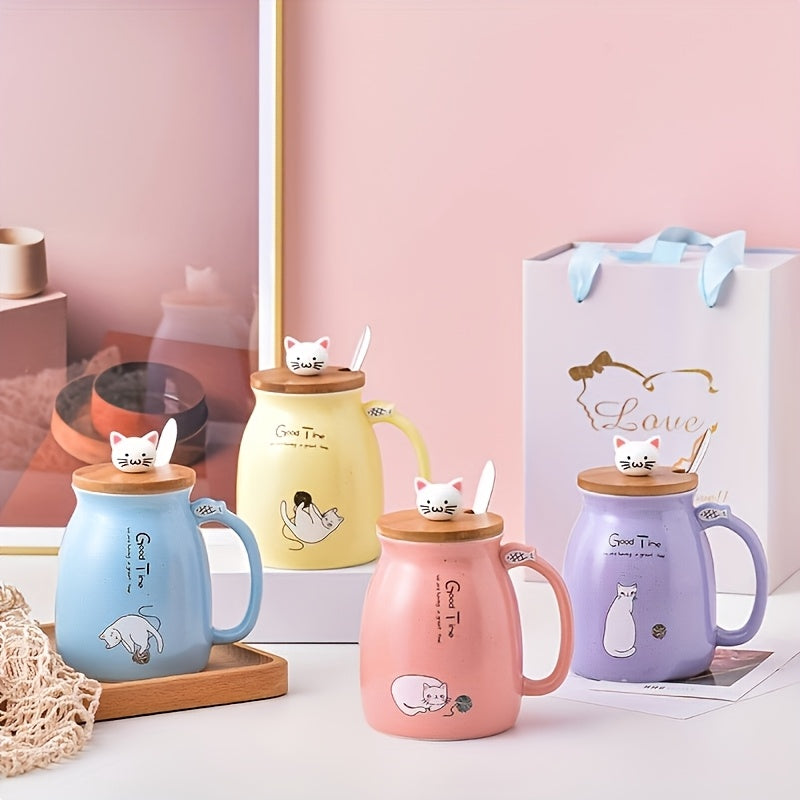 NEKOMORI CERAMIC CAT MUG