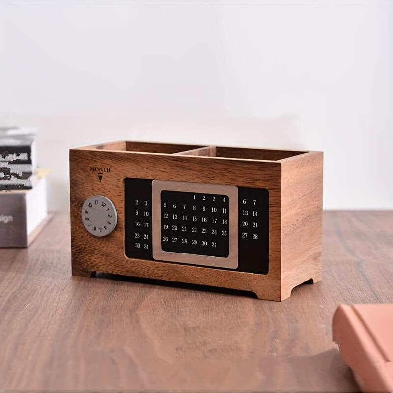 OAKNEST WOODEN DESK ORGANIZER