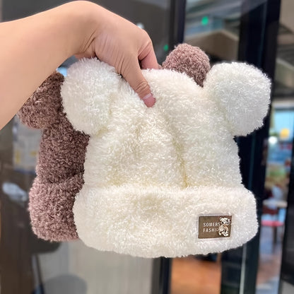 TEDDY PLUSH BEAR BEANIE