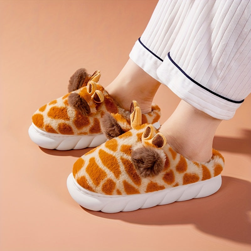 GIRAFLO PLUSH SLIPPERS