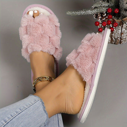 HONEYCOMB OPEN-TOE SLIPPERS