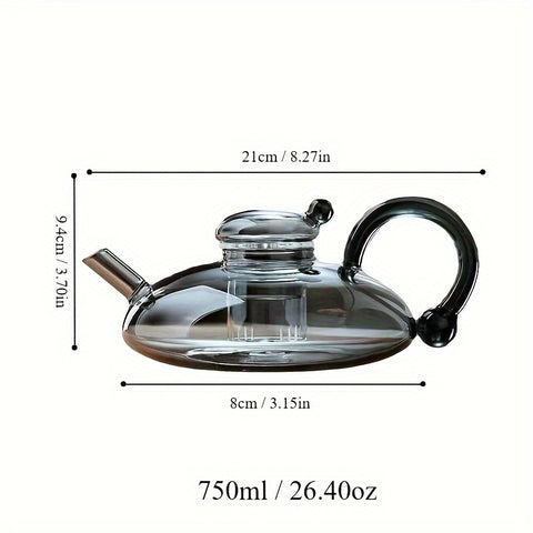 Glass Teapot Set Infuser Tea