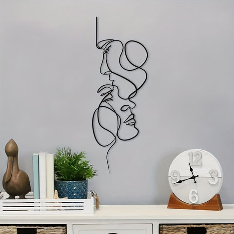 Modern Face Line Wall Art