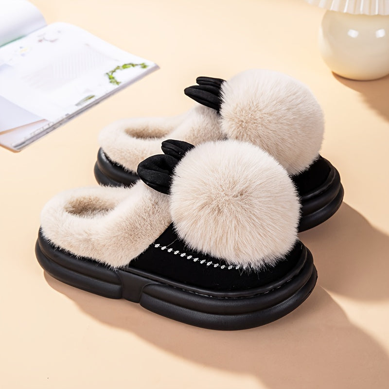 FLUFFY BUNNY SLIPPERS