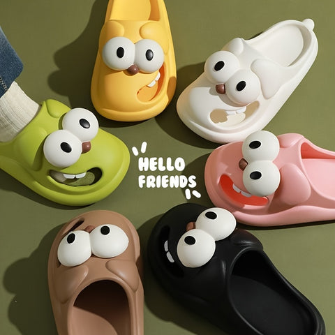Bigeye Dog Waterproof Slippers