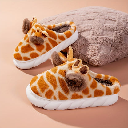 GIRAFLO PLUSH SLIPPERS