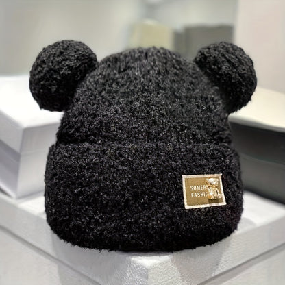 TEDDY PLUSH BEAR BEANIE