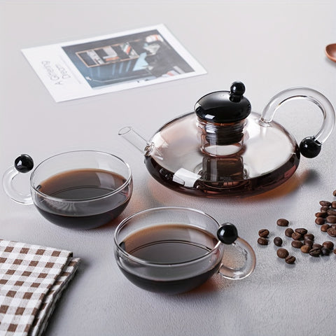 Glass Teapot Set Infuser Tea