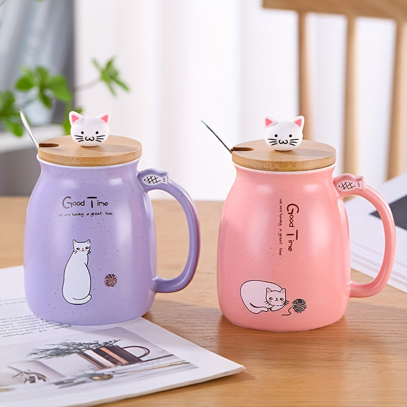 NEKOMORI CERAMIC CAT MUG