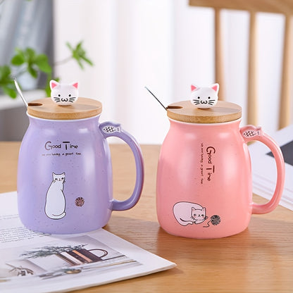 NEKOMORI CERAMIC CAT MUG