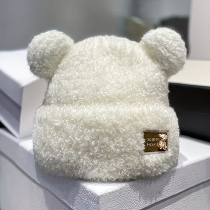 TEDDY PLUSH BEAR BEANIE