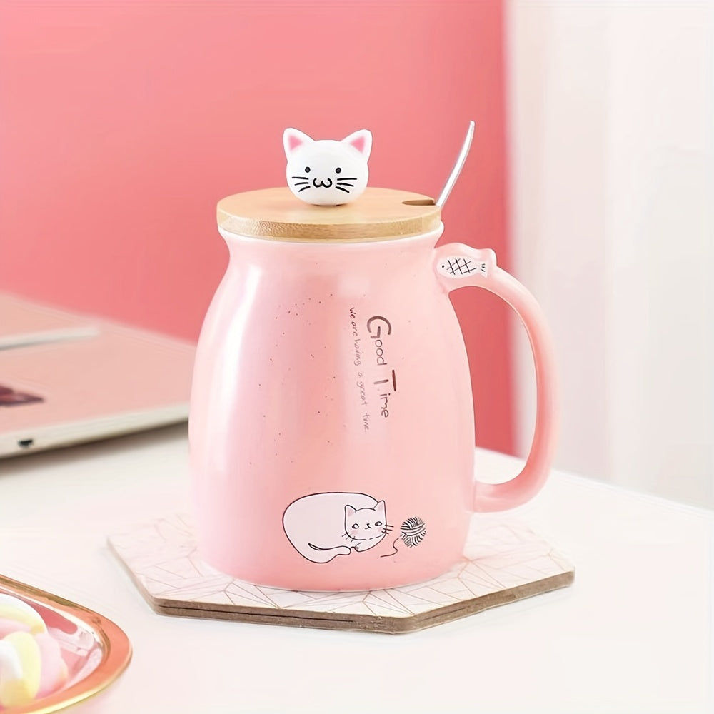 NEKOMORI CERAMIC CAT MUG
