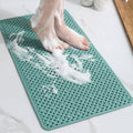 Anti-Slip Shower Mat for Bathroom – Green Quick-Dry Bathtub Floor Mat with Drainage