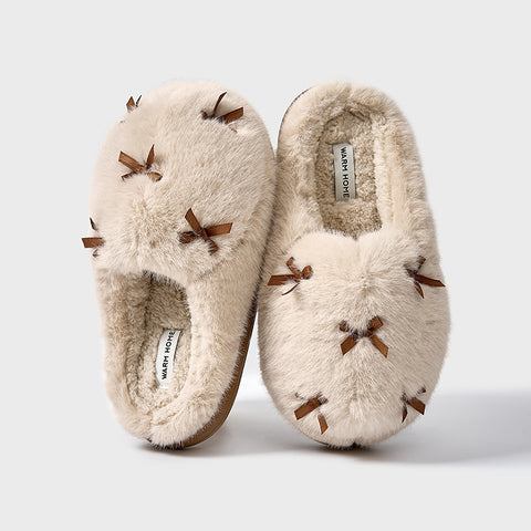 Women's Fuzzy House Slippers