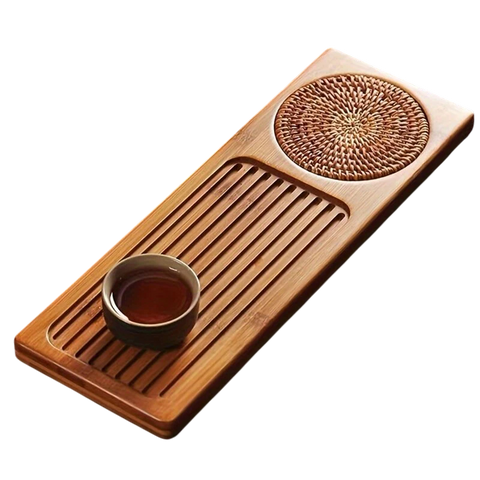 Bamboo Tea Tray – Gongfu Style Ritual Board