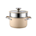 Steamer pot with insert from Maison beige cookware line