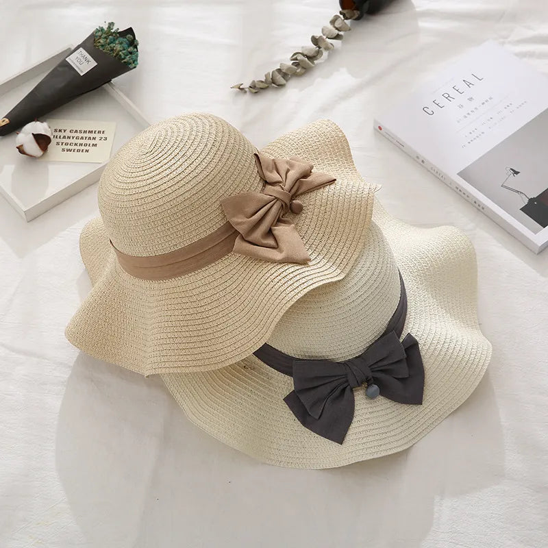 LUNA PEARL BOW SUN HAT