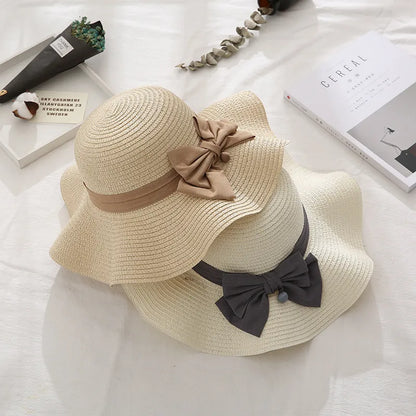 LUNA PEARL BOW SUN HAT