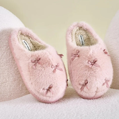 Women's Fuzzy House Slippers