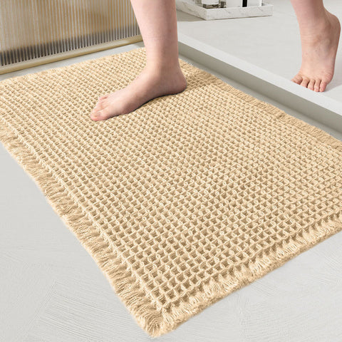Waffle Weave Bathroom Mat