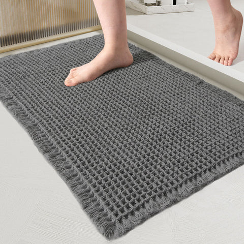 Waffle Weave Bathroom Mat