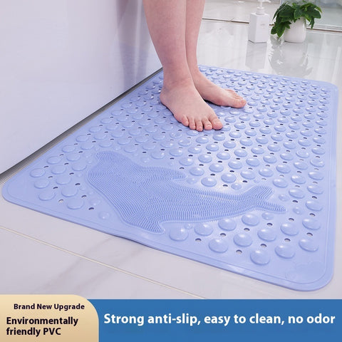 Non-Slip Bathtub Mat with Foot Scrubber