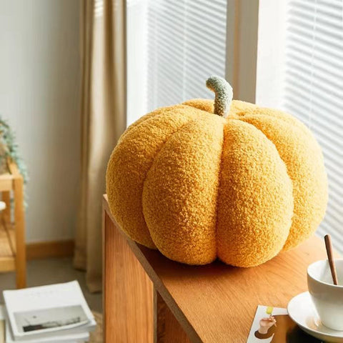Pumpkin Plush Pillow Fall Halloween Decor