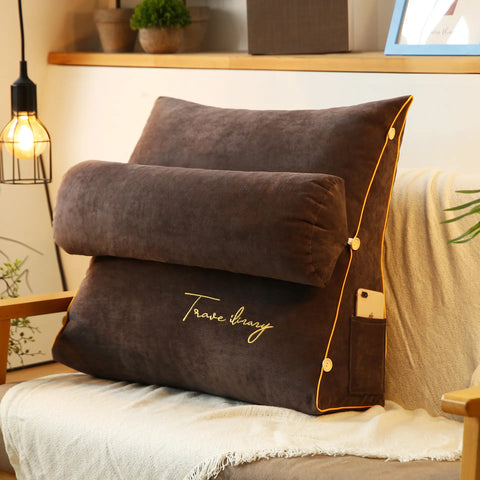 Reading Pillow with Adjustable Backrest