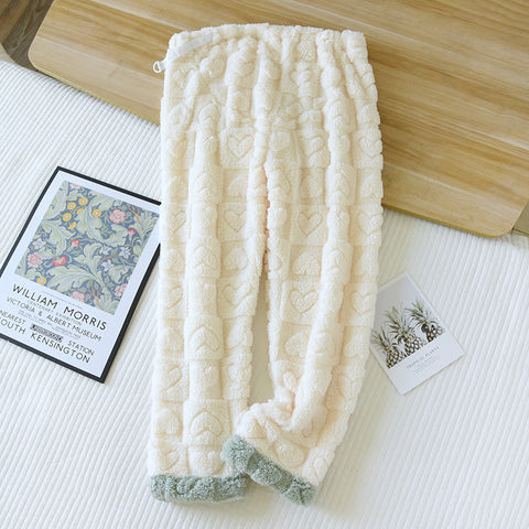 Cozy Fleece Maternity Pajama Pants