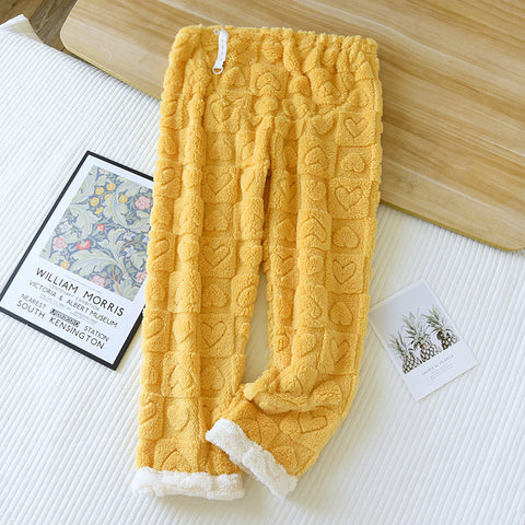 Cozy Fleece Maternity Pajama Pants