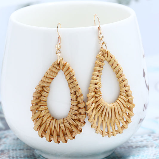 SOLANA RATTAN DANGLES